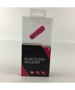 Vibe Sound Ultra Slim Bluetooth Headset Lightweight Pink Wireless New - £13.97 GBP