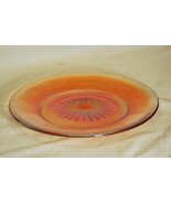 Carnival Glass Salad Plate Iridescent Metallic Finish - $20.90 CAD