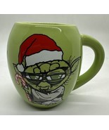 Star Wars Yoda Green Ceramic Oval Mug &quot;A Merry Christmas May You Have&quot; - $14.75 CAD
