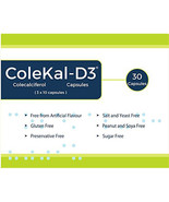 COLEKAL-D3 Vitamin D3 800IU Capsules x 30 - $5.78 CAD