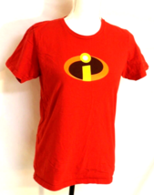 Disney Incredibles T-SHIRT Size Xl Red Incredibles Logo Front Chest Classic Fit - £7.48 GBP