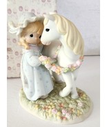 Precious Moments PEACE IN THE VALLEY Limited Ed Figure 649929 Girl Horse... - £59.39 GBP