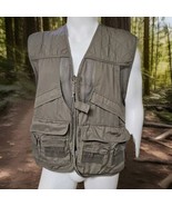 Master Sportsman Hunting Vest Mens 2XL Khaki Zip Up Cotton Padded Should... - £15.55 GBP