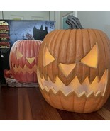Costco 2018 20&quot; Halloween Motion Sensor Jack O Lantern Pumpkin Light Sou... - £136.24 GBP