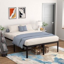 Full 18-inch Rounded Edge Corners Metal Bed Frame with Under-bed Storage Space - $3,645.41 MXN
