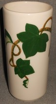 Metlox California Ivy Pattern 6 1/8&quot; Tall Cylinder Shape Vase - £31.64 GBP