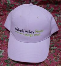 Wabash Valley Baseball Cap, White Adjustable Hat, Pre-Owned + FREE Gift - $14.95