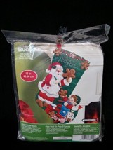 Bucilla Gingerbread Santa 16” Felt Stocking Kit 86442 Christmas  - £27.26 GBP