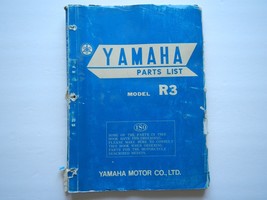 1969 Yamaha R3 350 Parts list book catalog manual - $55.43