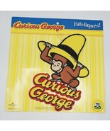 Curious George Yellow Hat Applique Monkey Cowboy Hat Fabliques Fab-liques - £12.54 GBP