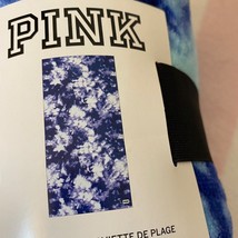 Victoria&#39;s Secret Pink Blue Tie Dye Beach Towel *NWT - £39.22 GBP