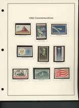 1962 United States Commemorative Stamp Set - £7.96 GBP