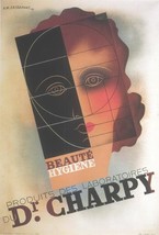 Dr Charpy Beaute Hygiene 1930 - Cassandre (Art Deco Advert)- Framed pict... - £25.91 GBP