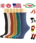 6-Pack Womens Breathable Turn-Cuff Dress Socks with Scalloped Top - Chic... - $39.86 CAD
