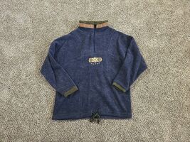 Lifestyles Resort Wear Vtg 90s Aspen Snowflake 1/4 Zip Fleece Womans Sz ... - $25.99