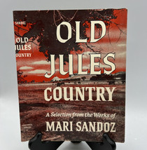 Book Dust Jacket Only Old Jules Country A Selection of Works Mari Sandoz - £4.64 GBP