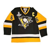 Mario Lemieux Pittsburgh Penguins CCM Jersey Size 52 NHL Hockey L 2017 Champions - £76.89 GBP