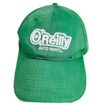 Oreilly Auto Parts Baseball Hat Cap Adjustable Green Raised Embroidered - £27.93 GBP