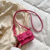Mini Small Messenger Bag Women Girl Chain Purse PU Leather Brand Designer Handba - £7.17 GBP