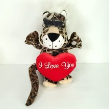 Dan Dee Musical Leopard Stuffed Plush Valentine Sings Wild Thing I Love You - £22.14 GBP