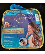 Sleep Styler Hair Curlers 8 Large Memory Foam Fabric Soft - Seen on TV S... - $29.68
