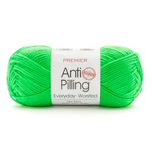 Premier Yarns Anti-Pilling Everyday Worsted Solid Yarn-Bright Green - £19.19 GBP