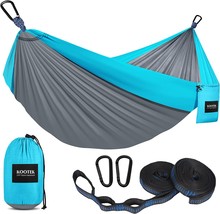 Kootek Camping Hammock Double And Single Portable Hammocks With 2, And Hiking. - £29.86 GBP