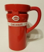 Vintage Cincinnati Reds Tall Ceramic Coffee Mug Cup Tumbler MLB - £15.97 GBP