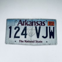 2019  Arkansas Natural State Passenger License Plate 124 VJW - £13.29 GBP