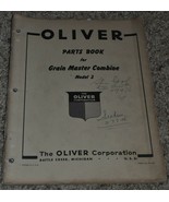 Oliver Parts Book for Grain Master Combine Model 2 - £30.07 GBP