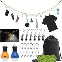 Areson Camping Accessories Campsite Storage Strap With 2 Led, Tent Accessories. - £32.05 GBP