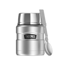 Thermos King S/Steel Vacuum Insulated Food Jar - 470mL S-Steel - £33.71 GBP
