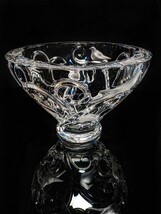 Lalique Verone Crystal Clear Vase 11" Diameter by 7.5" Tall  18 pounds image 13
