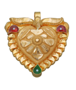 22k hallmark gold 2.1 cm pendant for son in law martin king day jewelry - €200,60 EUR