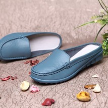 Shoes Casual Genuine Leather Ladies Driving Ballet Shoe Woman Loafers Female Fla - £22.54 GBP