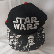 Darth Vader Star Wars Lucas film Snapback Original Fit Cap Hat Storm Trooper EUC - £12.44 GBP