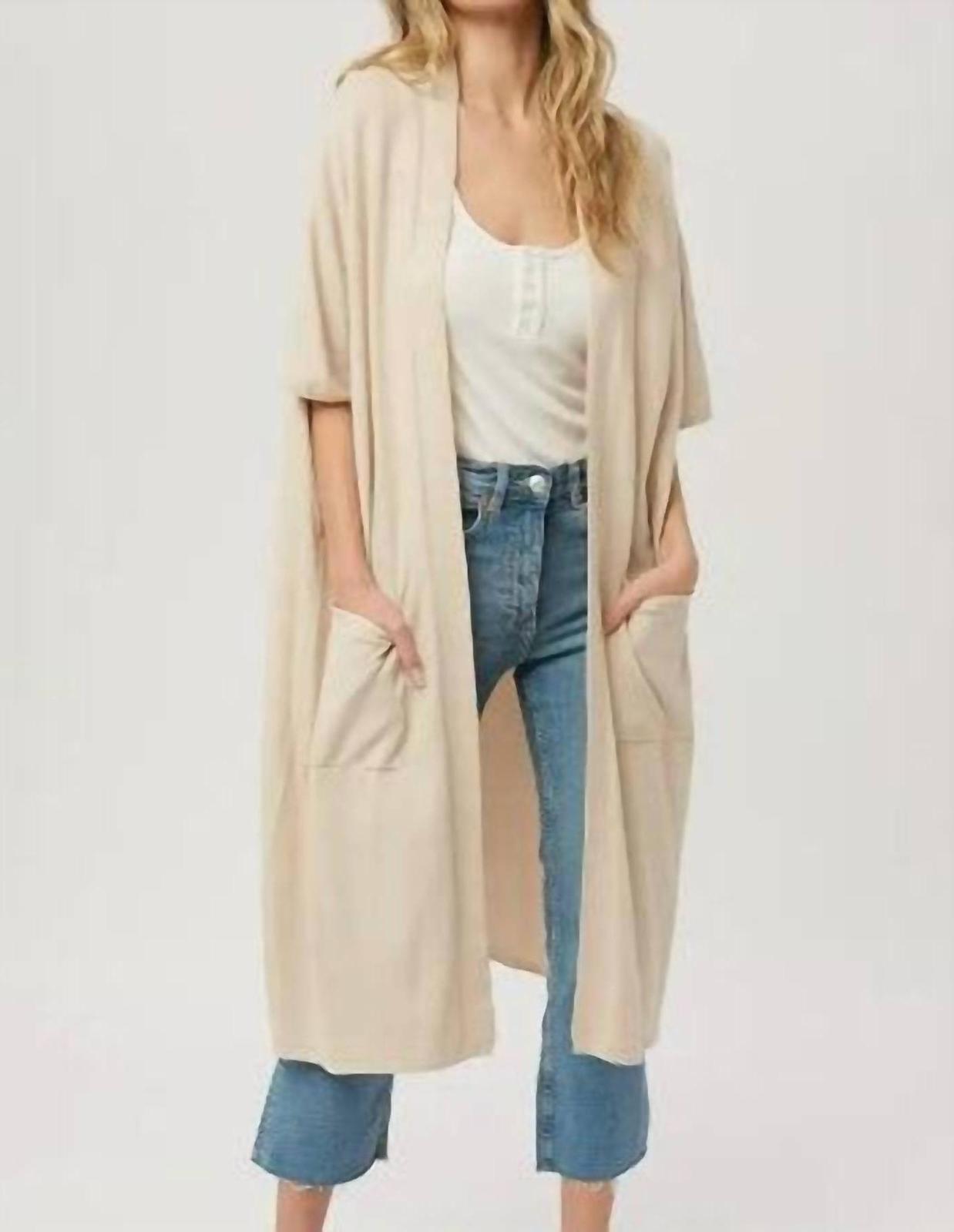 Bluivy Soft Yarn Oversized Cardigan Size SHELL / S/M - $36.63