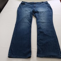 Lee 1WMBEW7 Regular Fit Bootcut Women's Blue Denim Jeans Sz 22W M Measured 42×31 image 9