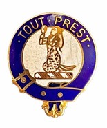 Scottish Clan Murray /Moray TOUT PRIEST Pin Gold Tone &amp; Enamel Kilt Pin ... - £16.81 GBP