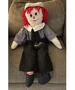Vintage Raggedy Ann &amp;  Andy Dolls 31” Large Set of Dolls - $98.99