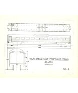 1957 NEW HAVEN RAILROAD  High Speed Train photo diagram - €12,74 EUR