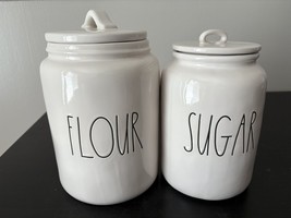 Rae Dunn FLOUR, SUGAR Ceramic Canister with  Lid-Choose - $52.42+