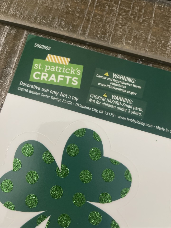 St Patricks Crafts Window Clings Item image 4