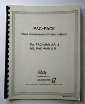 Pac-Pack PacMan Ms Pac-Man Original 1985 Video Arcade Game Kit Manual Vintage - £20.52 GBP