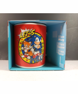 Sonic The Hedgehog Ceramic Mug Lets Roll Tails 11oz Sega Video Game Coffee - $331.99 MXN