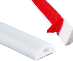 Self-Adhesive Silicone Shower Barrier (72 Inches), Foldable, For The Bathroom. - £32.79 GBP