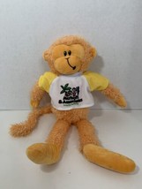First &amp; Main Rainbow Monkeys orange yellow plush in dentist t-shirt 6362 - £8.21 GBP