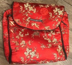 Petunia Pickle Bottom Diaper Bag Backpack Oriental Design Baby Bag - $46.74