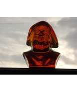 Viking Art Glass Sea Captain Paperweight Special Pour Amber Ware #7878, ... - £58.99 GBP