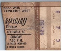 Bad Company Carillo Ticket Stub September 23 1979 Columbia Soith Carolina - $34.64
